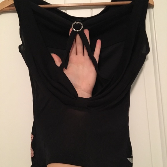 XOXO beaded sparkly top with GORGEOUS sexy back - Picture 3 of 8